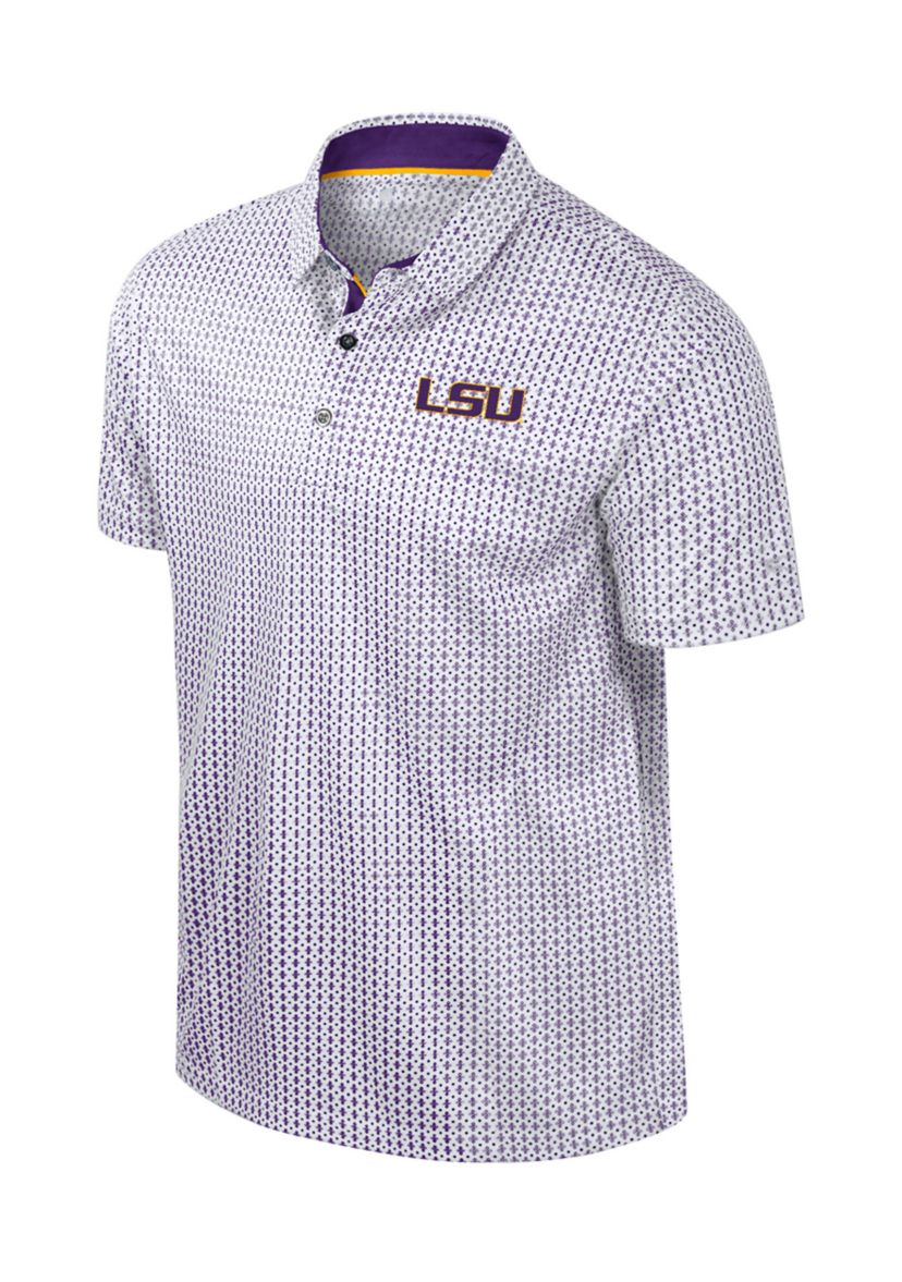 NCAA LSU Tigers Reynolds Printed Polo Shirt