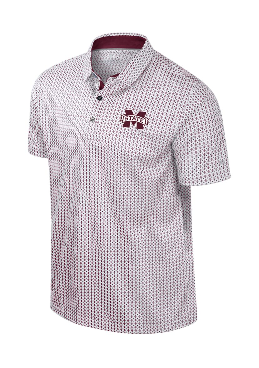 NCAA Mississippi State Bulldogs Reynolds Printed Polo Shirt