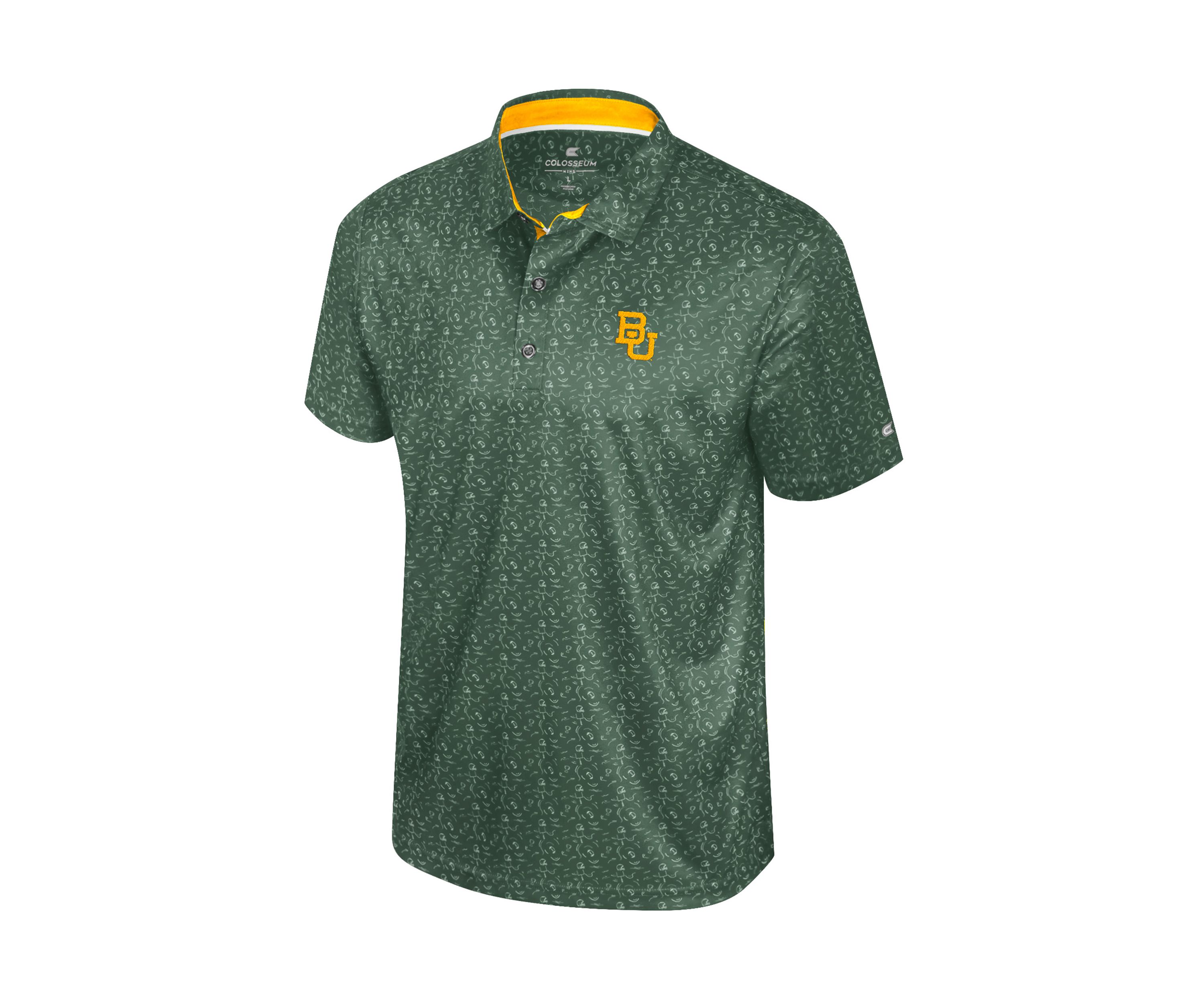 NCAA Baylor Bears Football Printed Team Polo Shirt