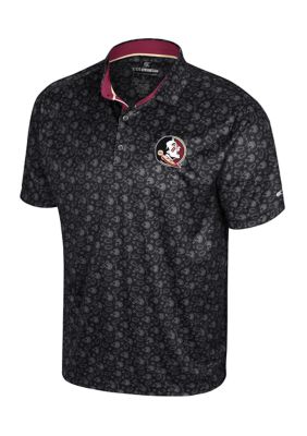 Colosseum Men's NCAA Florida State Seminoles Game Play Print Polo Shirt