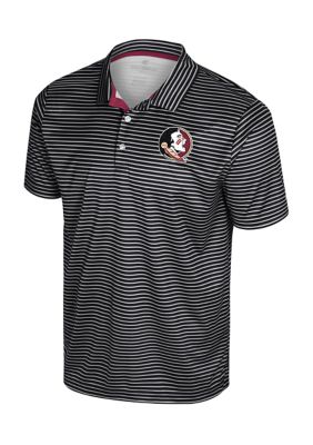 Colosseum Men's NCAA Florida State Seminoles Striped Polo Shirt