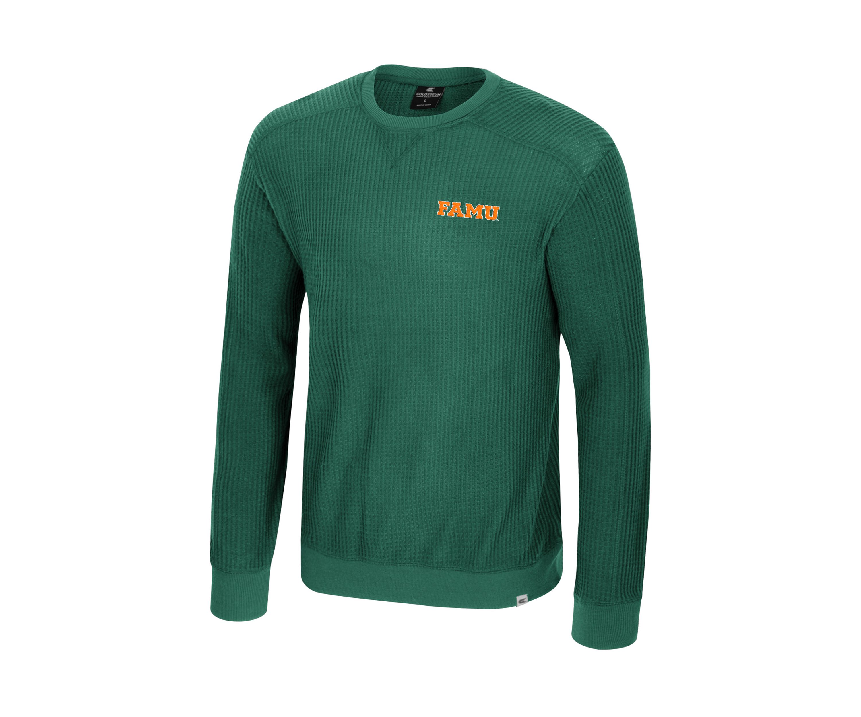 NCAA Florida A&M Rattlers Sweet Dee Waffle Sweater 