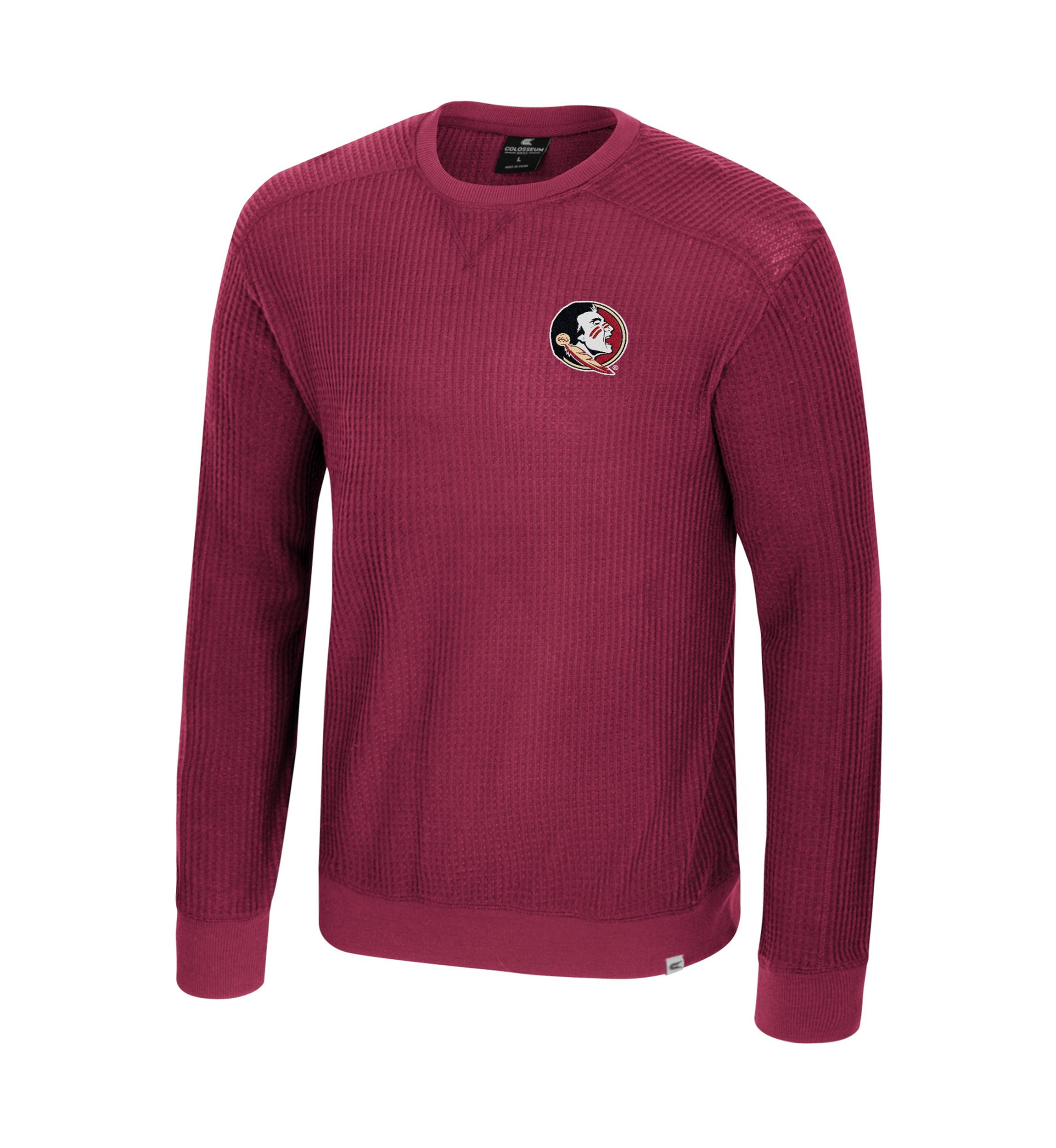NCAA Florida State Seminoles Sweet Dee Waffle Sweater 