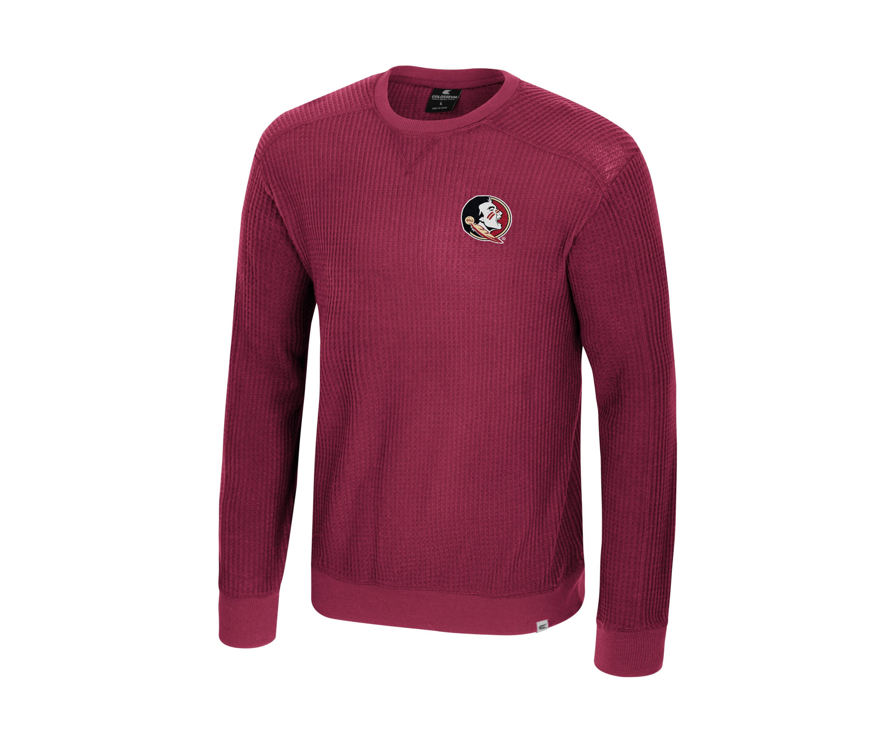 NCAA Florida State Seminoles Sweet Dee Waffle Sweater 