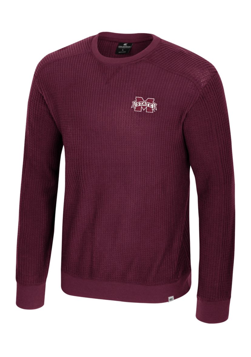 NCAA Mississippi State Bulldogs Sweet Dee Waffle Sweater 