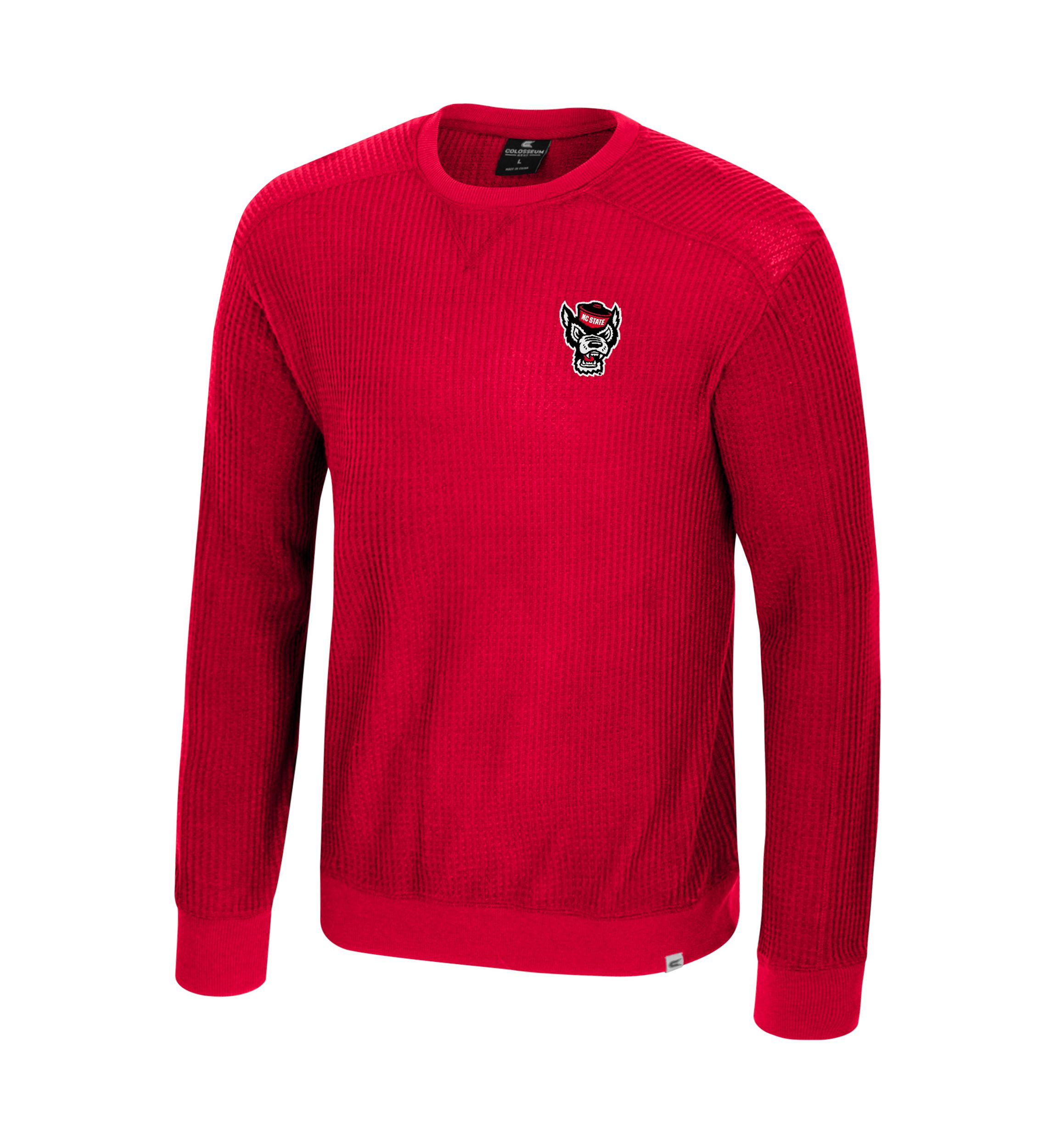 NCAA NC State Wolfpack Sweet Dee Waffle Sweater 