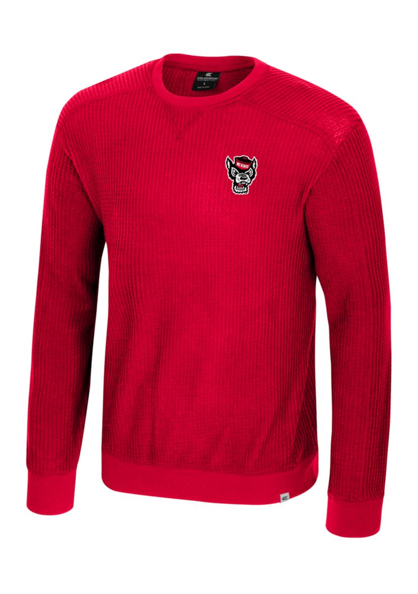 NCAA NC State Wolfpack Sweet Dee Waffle Sweater 