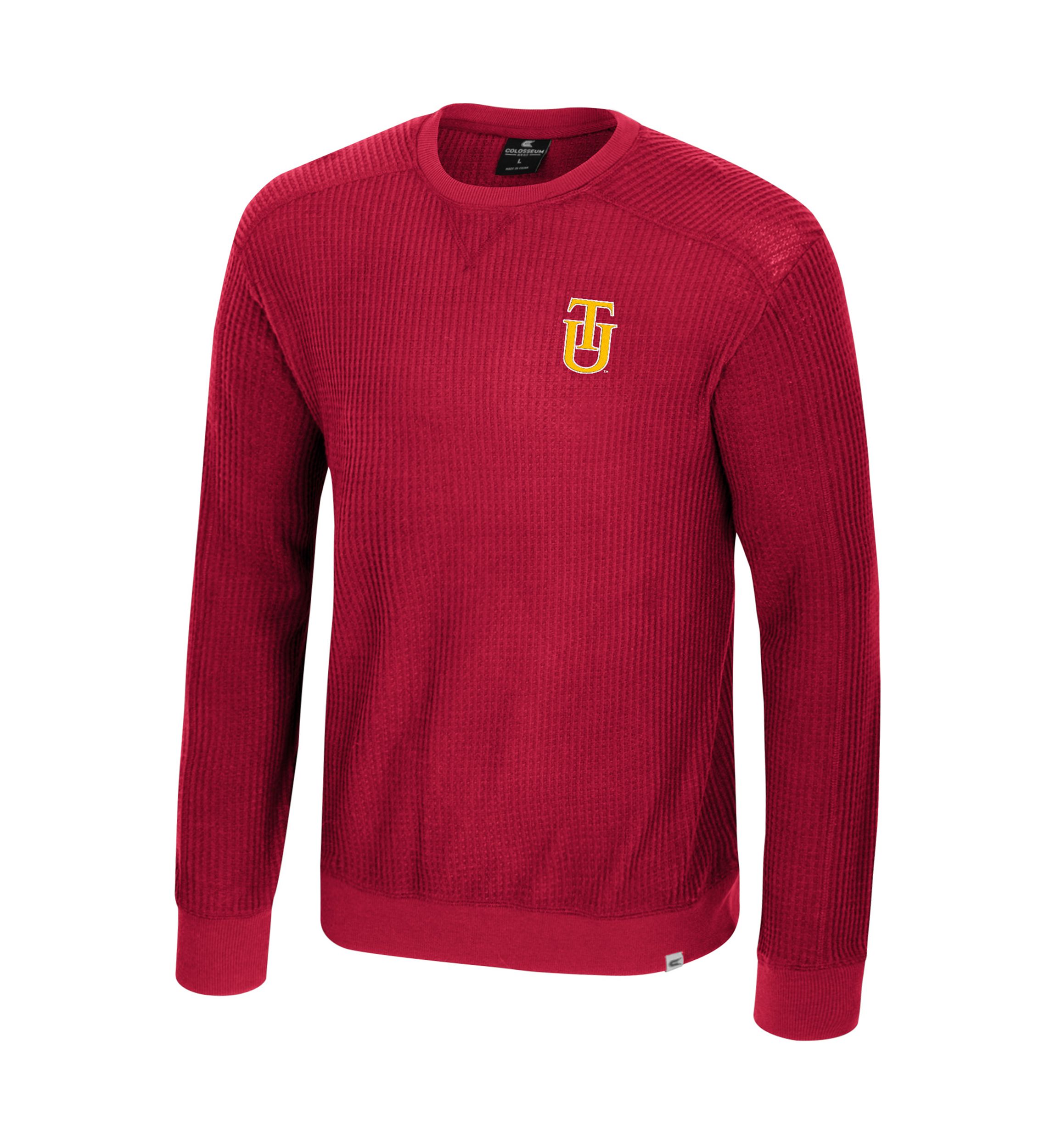 NCAA Tuskegee Golden Tigers Sweet Dee Waffle Sweater