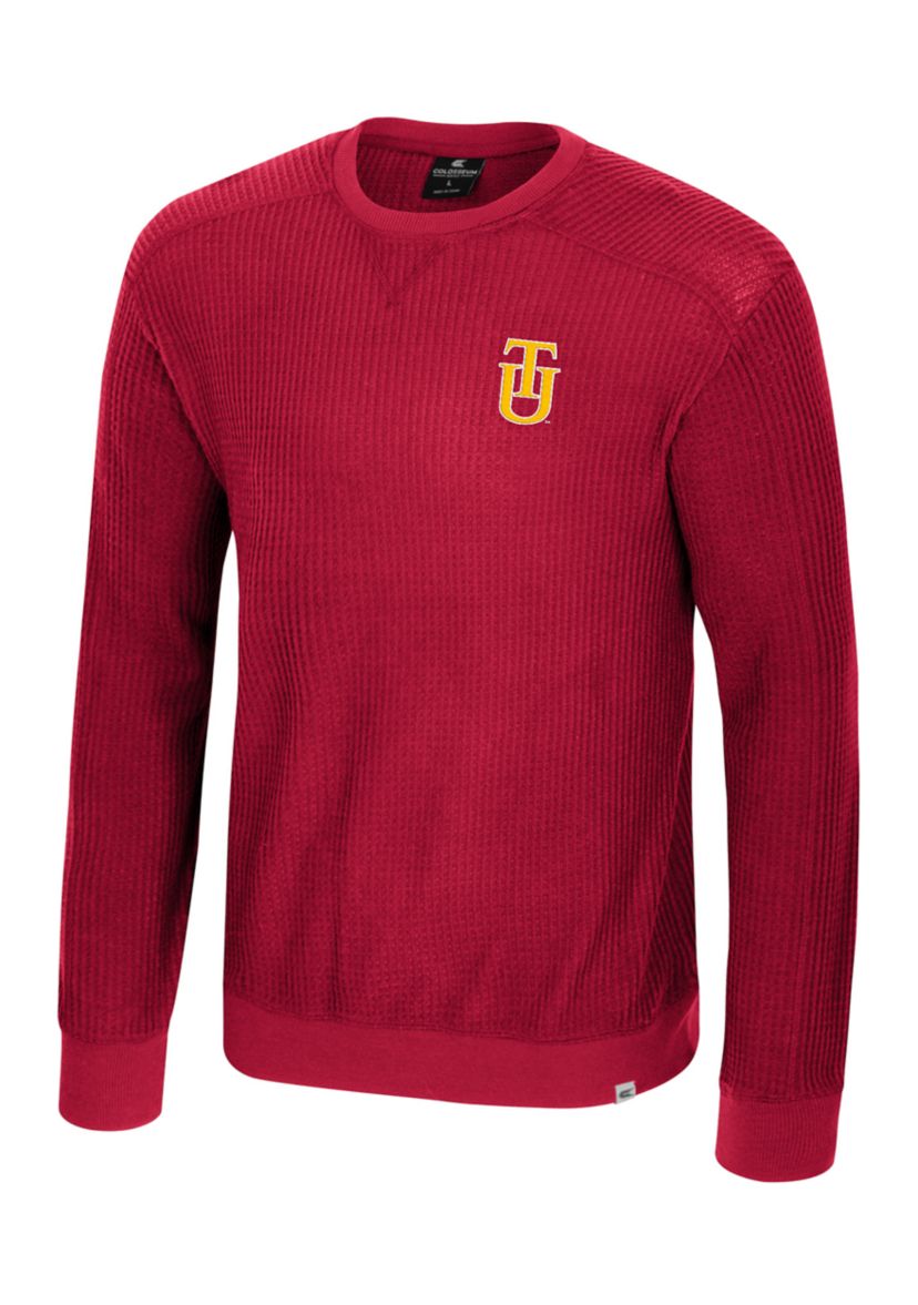 NCAA Tuskegee Golden Tigers Sweet Dee Waffle Sweater