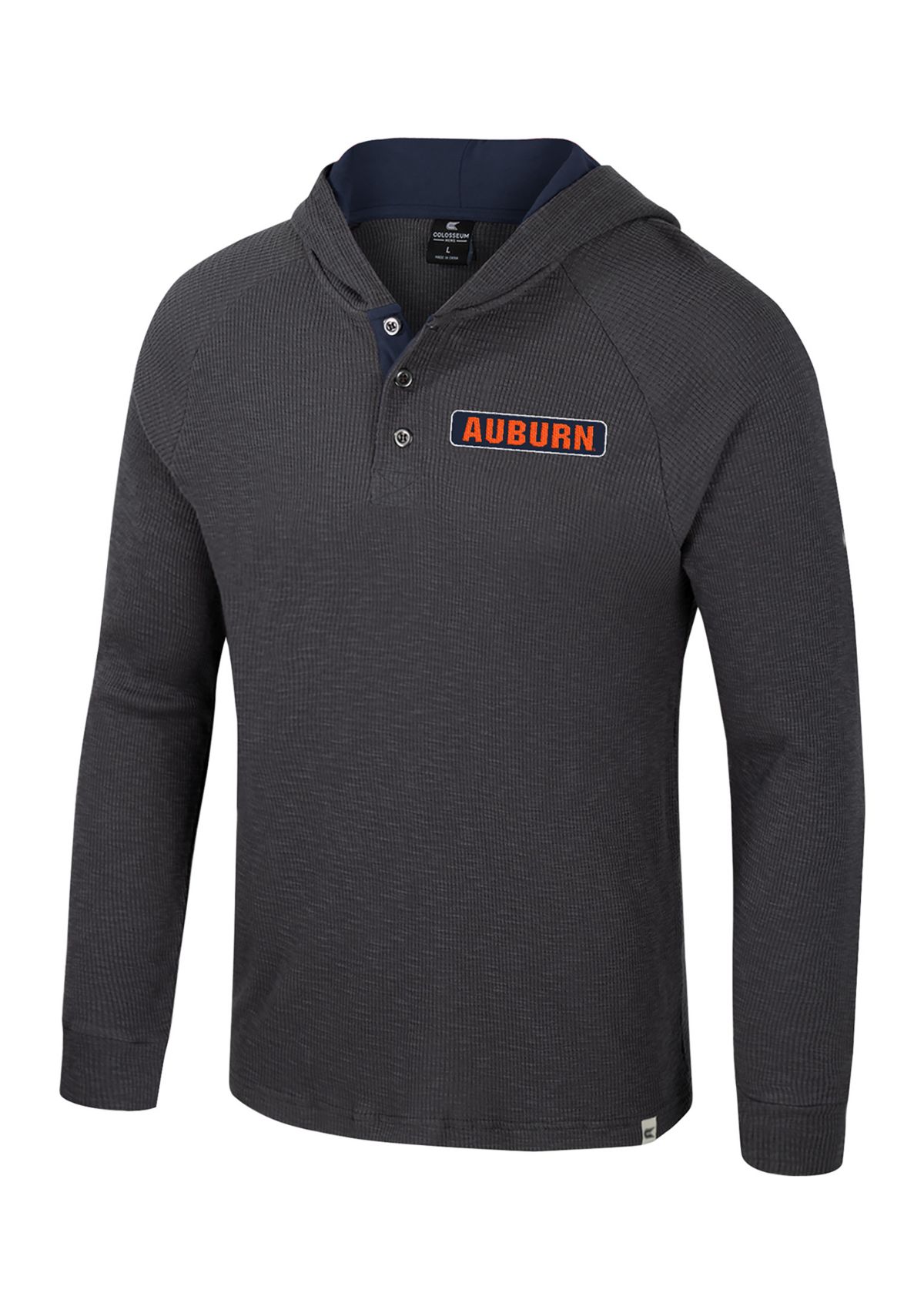 NCAA Auburn Tigers Thermal Long Sleeve Hoodie 