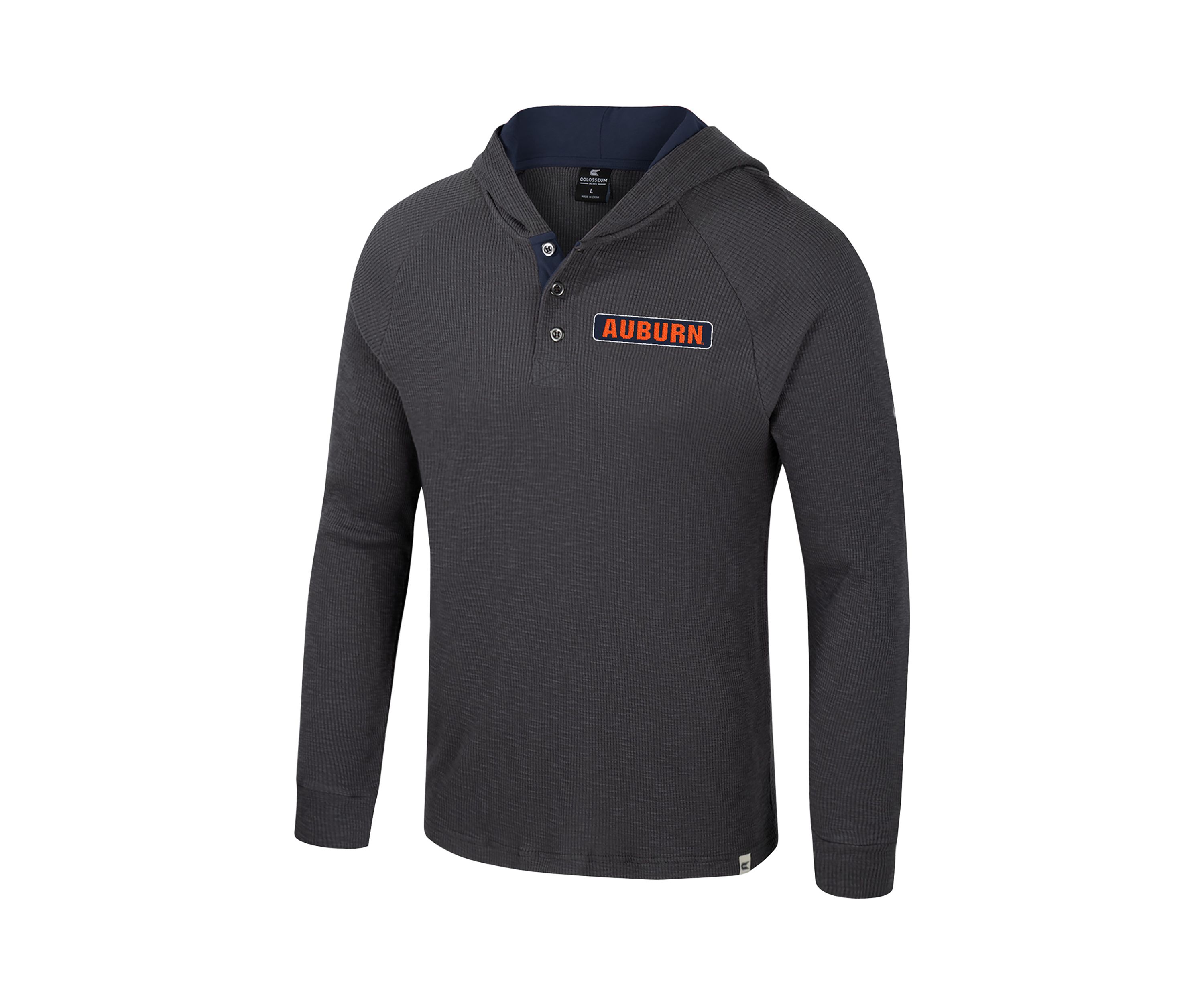 NCAA Auburn Tigers Thermal Long Sleeve Hoodie 