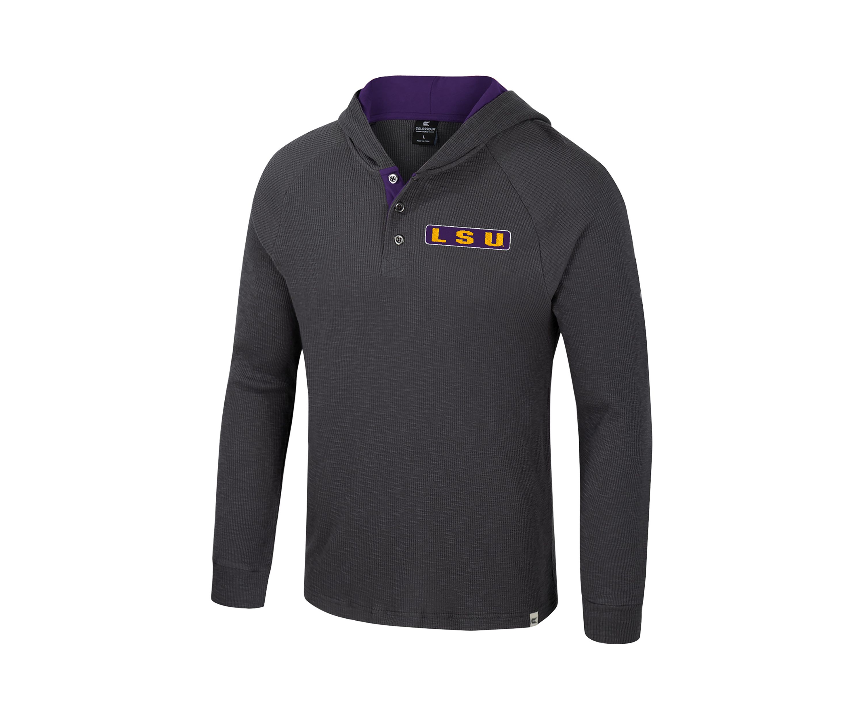 NCAA LSU Tigers Thermal Long Sleeve Hoodie 