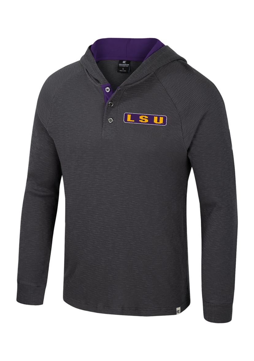 NCAA LSU Tigers Thermal Long Sleeve Hoodie 