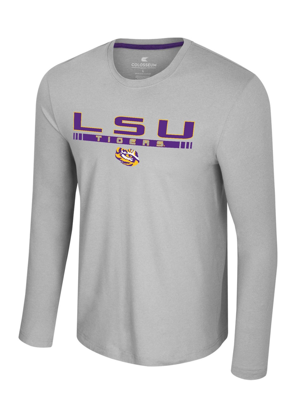 NCAA LSU Tigers Long Sleeve Logo Graphic T-Shirt