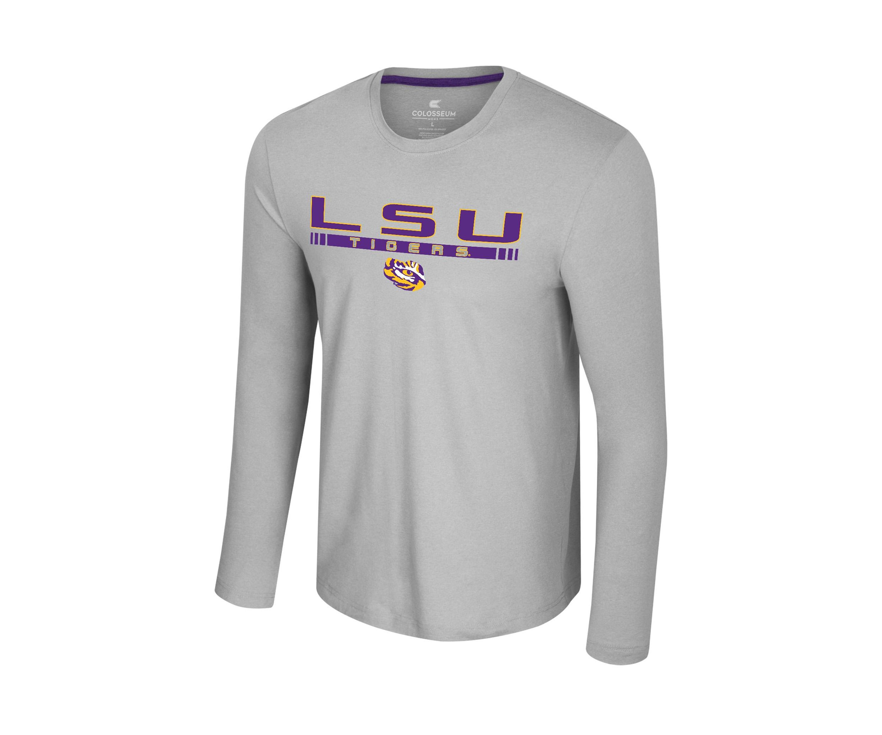 NCAA LSU Tigers Long Sleeve Logo Graphic T-Shirt