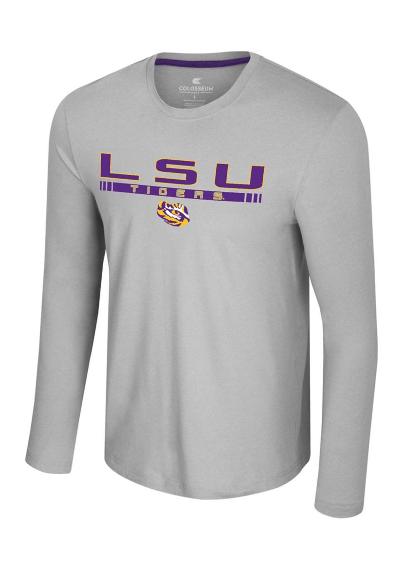 NCAA LSU Tigers Long Sleeve Logo Graphic T-Shirt