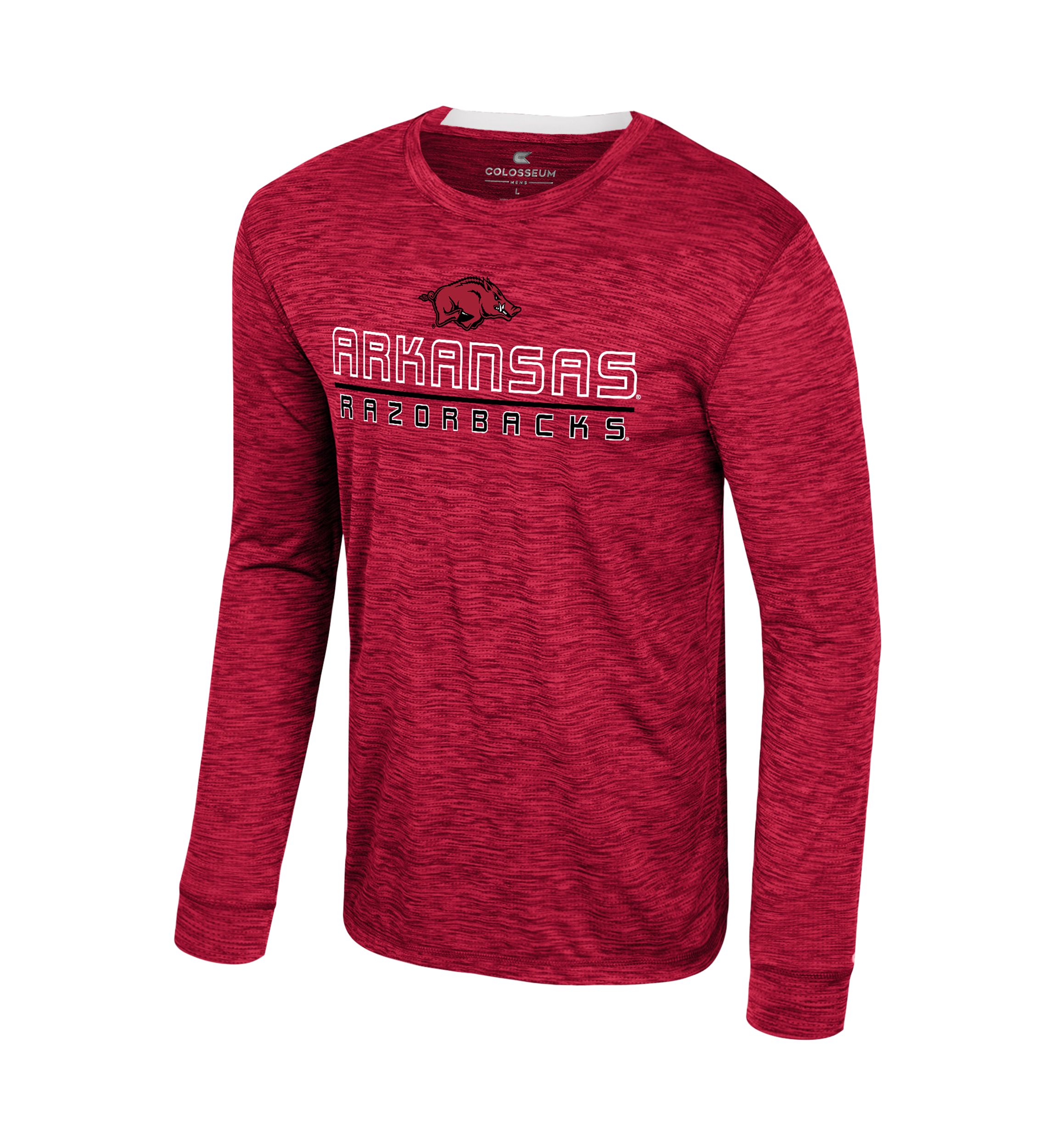 NCAA Arkansas Razorbacks  Long Sleeve Mesh Graphic T-Shirt