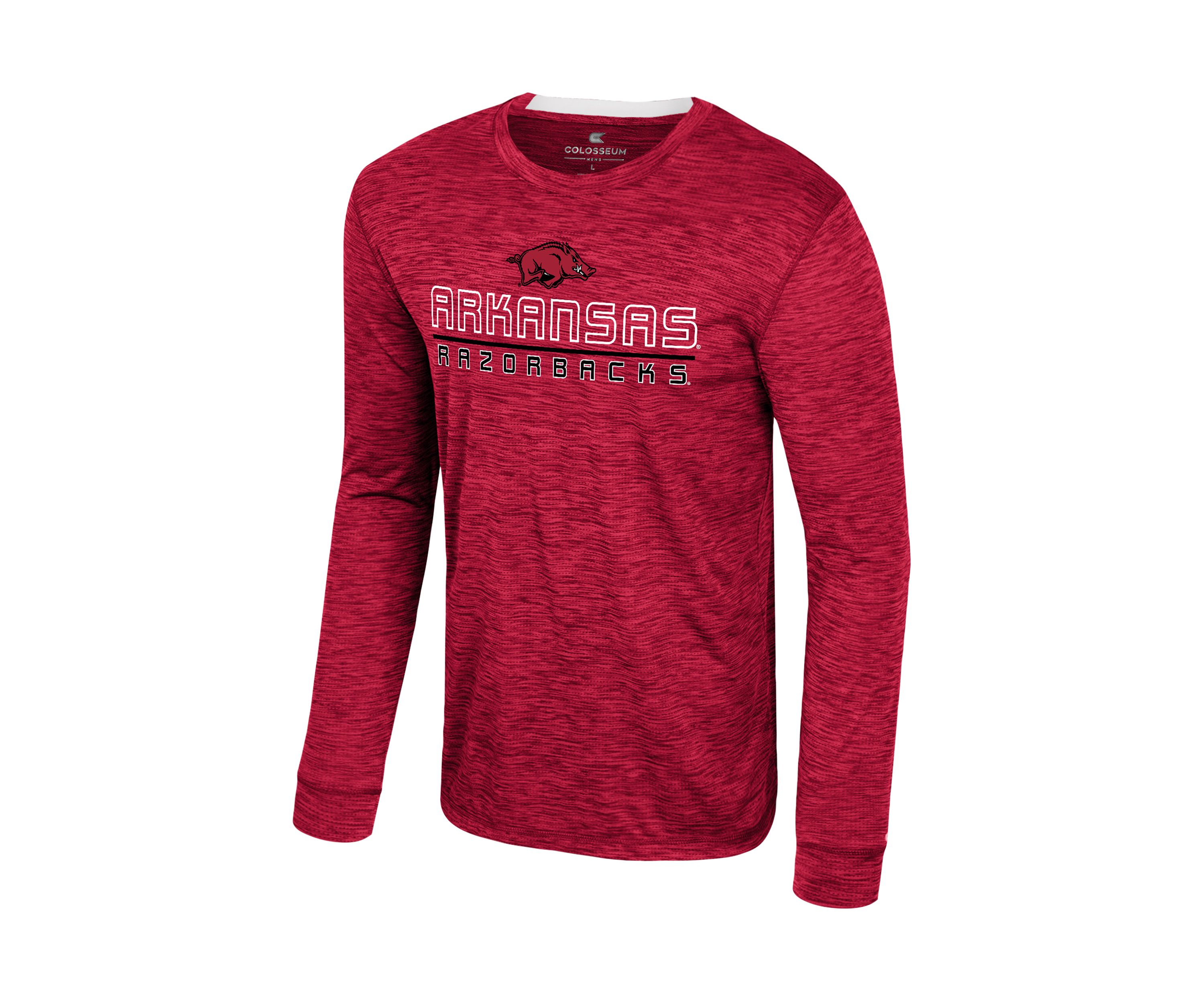NCAA Arkansas Razorbacks  Long Sleeve Mesh Graphic T-Shirt