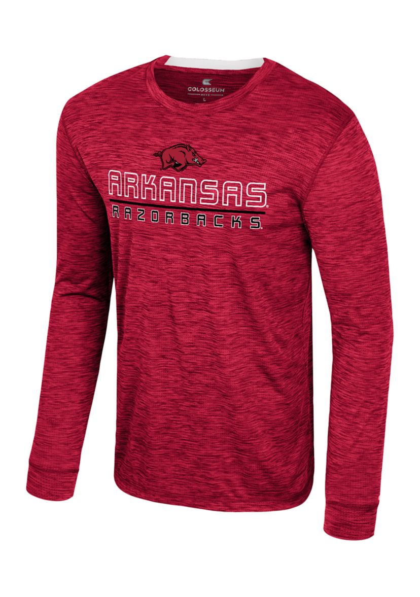 NCAA Arkansas Razorbacks  Long Sleeve Mesh Graphic T-Shirt