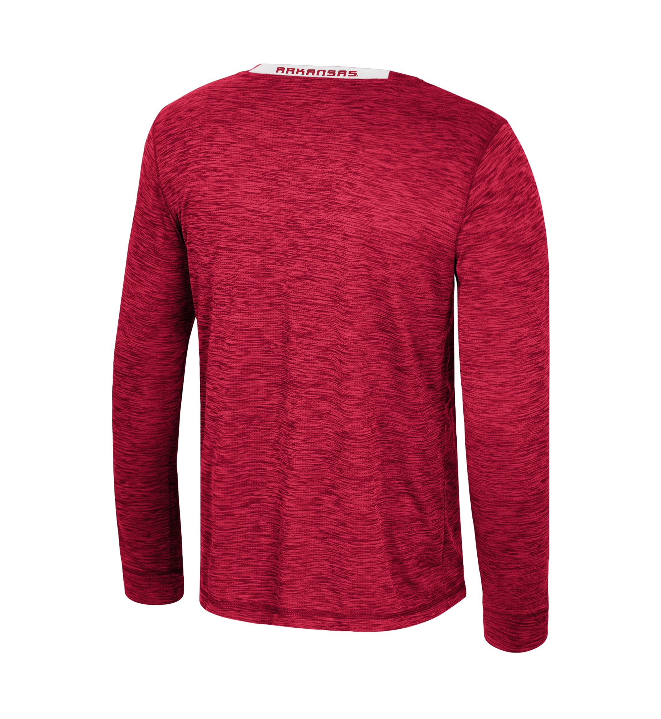 NCAA Arkansas Razorbacks  Long Sleeve Mesh Graphic T-Shirt