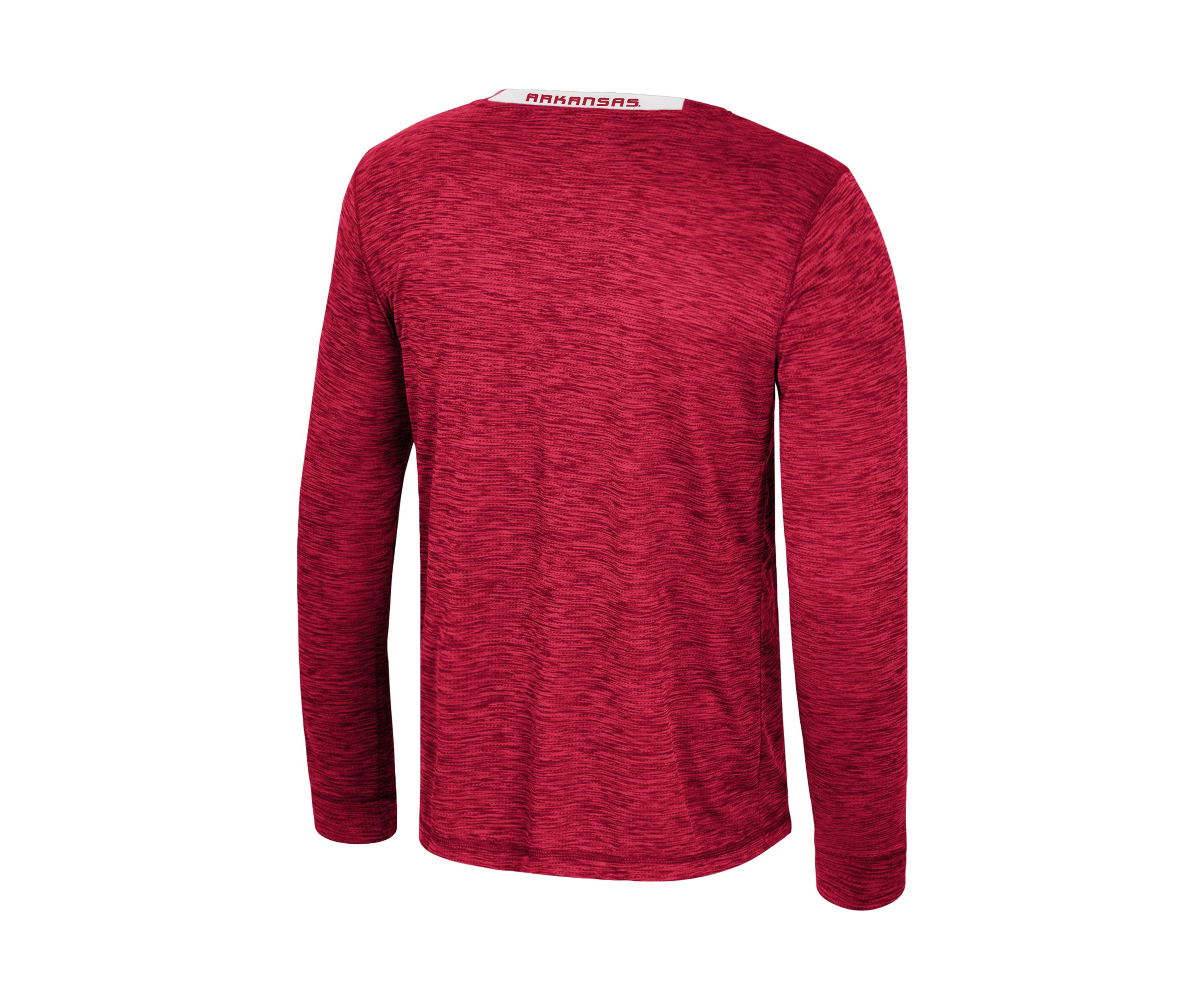 NCAA Arkansas Razorbacks  Long Sleeve Mesh Graphic T-Shirt