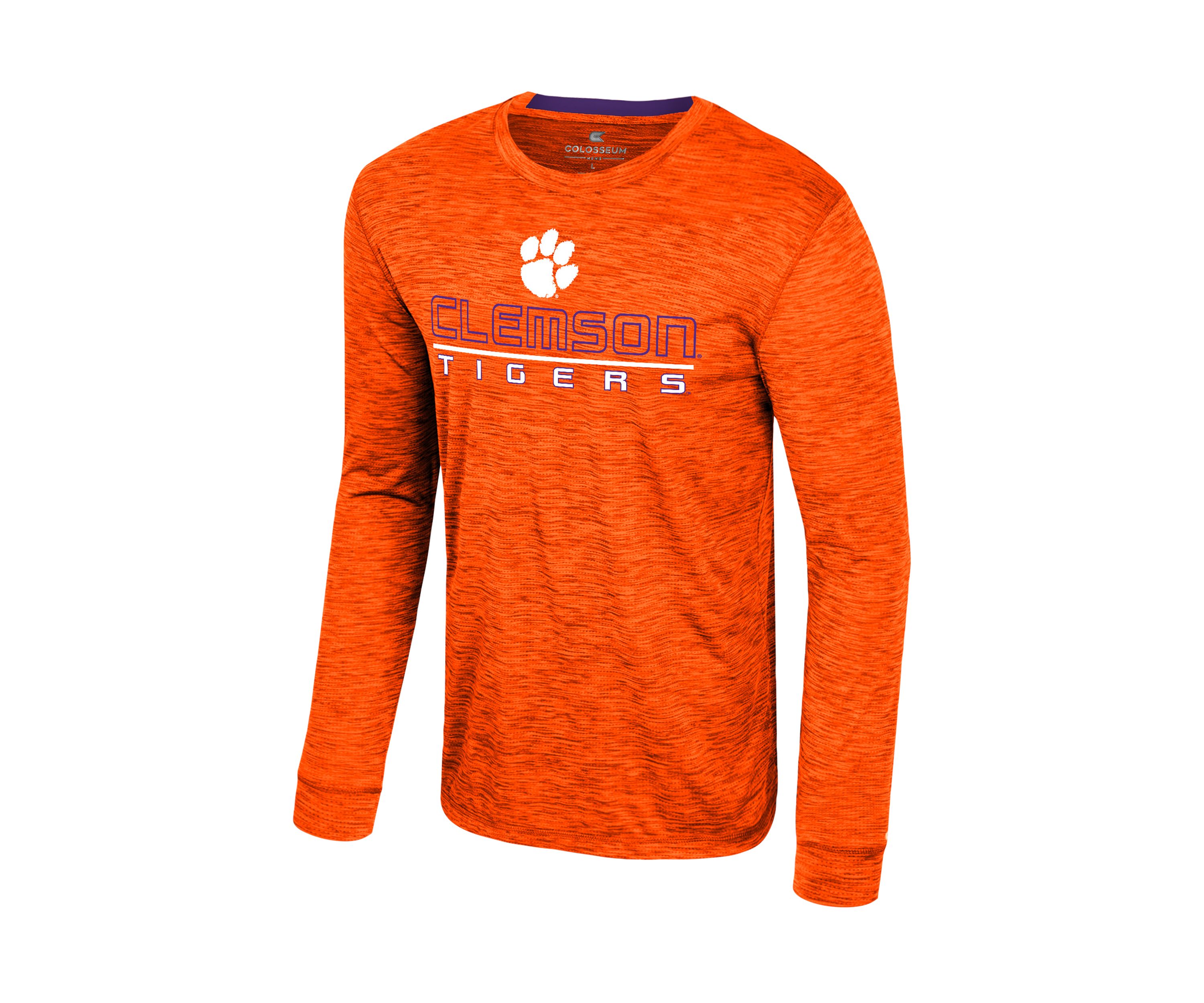 NCAA Clemson Tigers  Long Sleeve Mesh Graphic T-Shirt