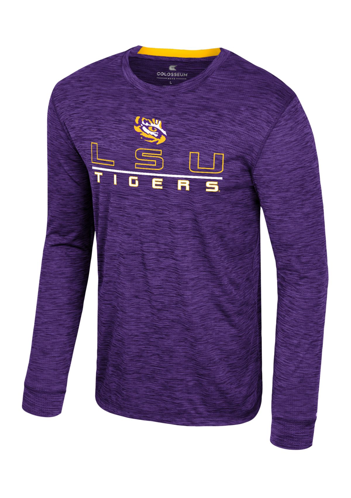 NCAA LSU Tigers  Long Sleeve Mesh Graphic T-Shirt