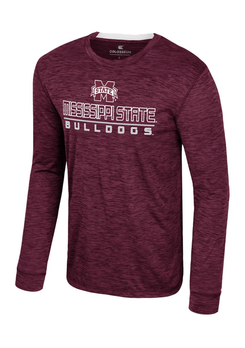 NCAA Mississippi State Bulldogs Long Sleeve Mesh Graphic T-Shirt