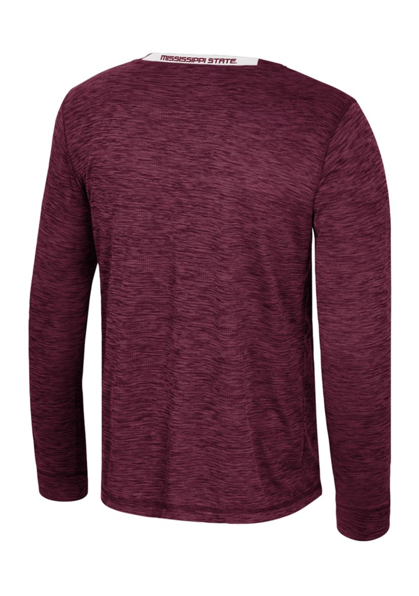 NCAA Mississippi State Bulldogs Long Sleeve Mesh Graphic T-Shirt