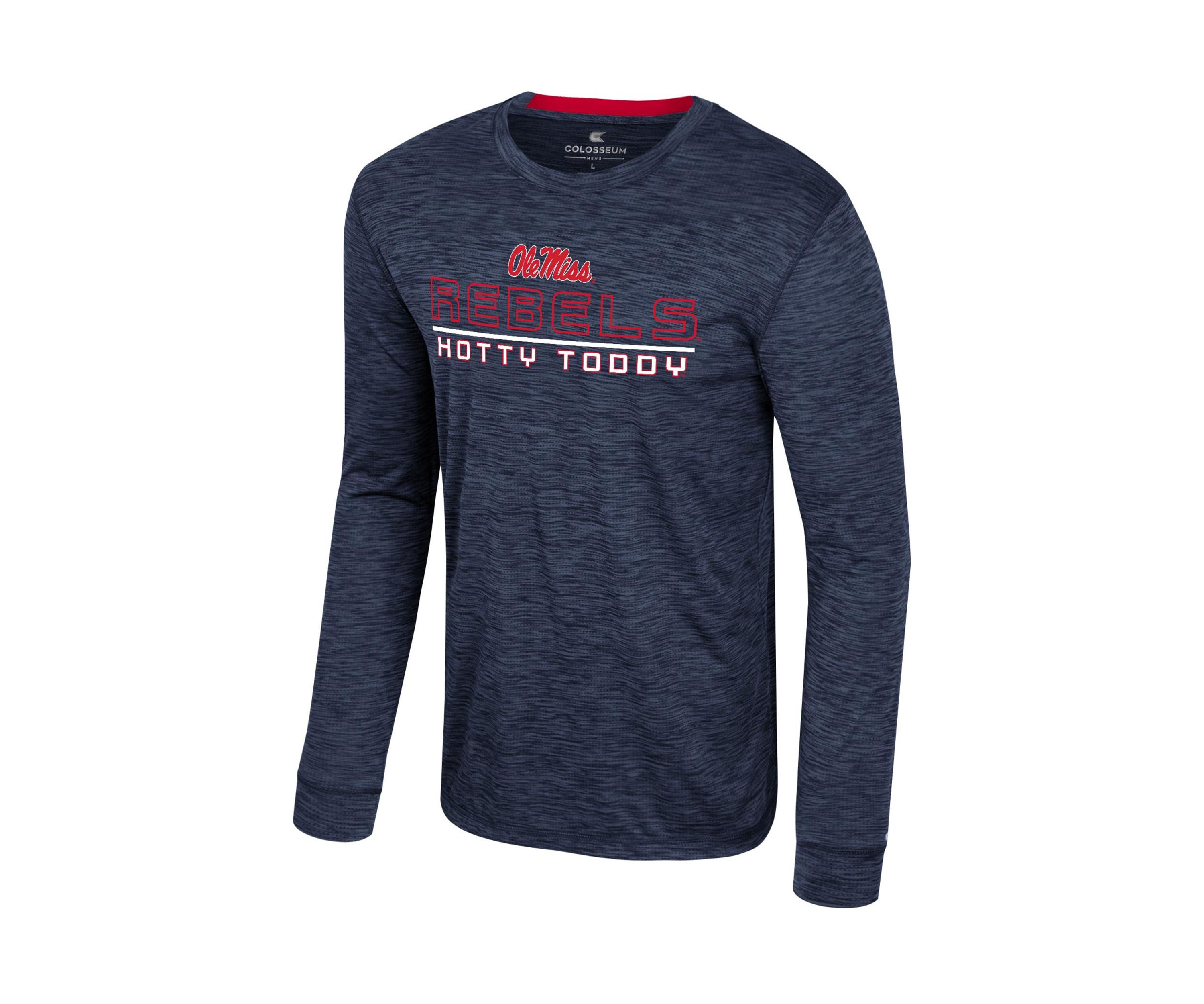 NCAA Ole Miss Rebels Long Sleeve Mesh Graphic T-Shirt 