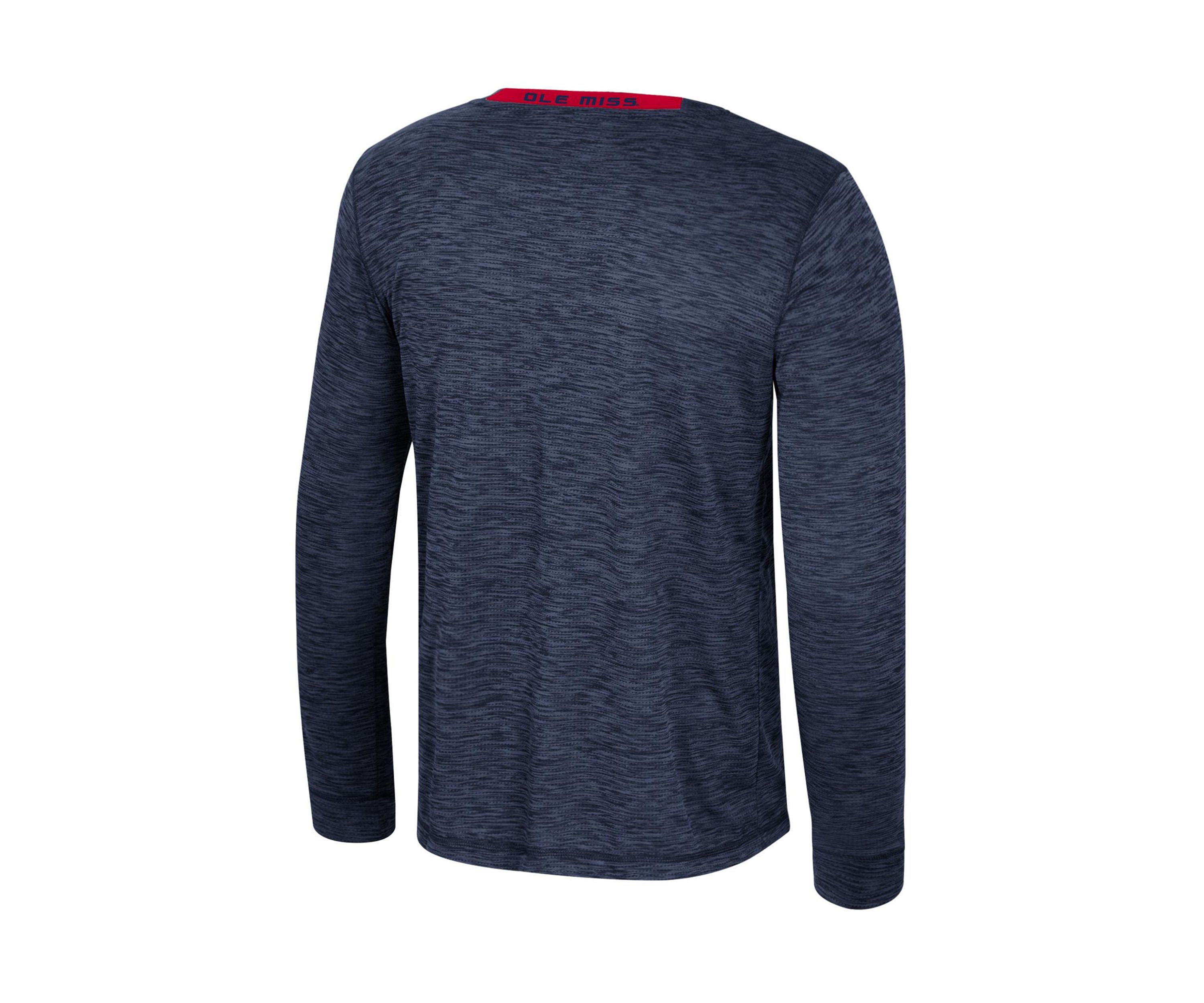 NCAA Ole Miss Rebels Long Sleeve Mesh Graphic T-Shirt 