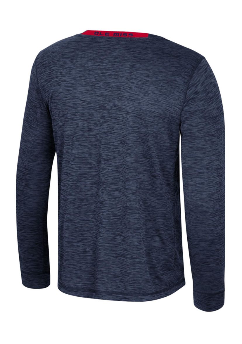 NCAA Ole Miss Rebels Long Sleeve Mesh Graphic T-Shirt 
