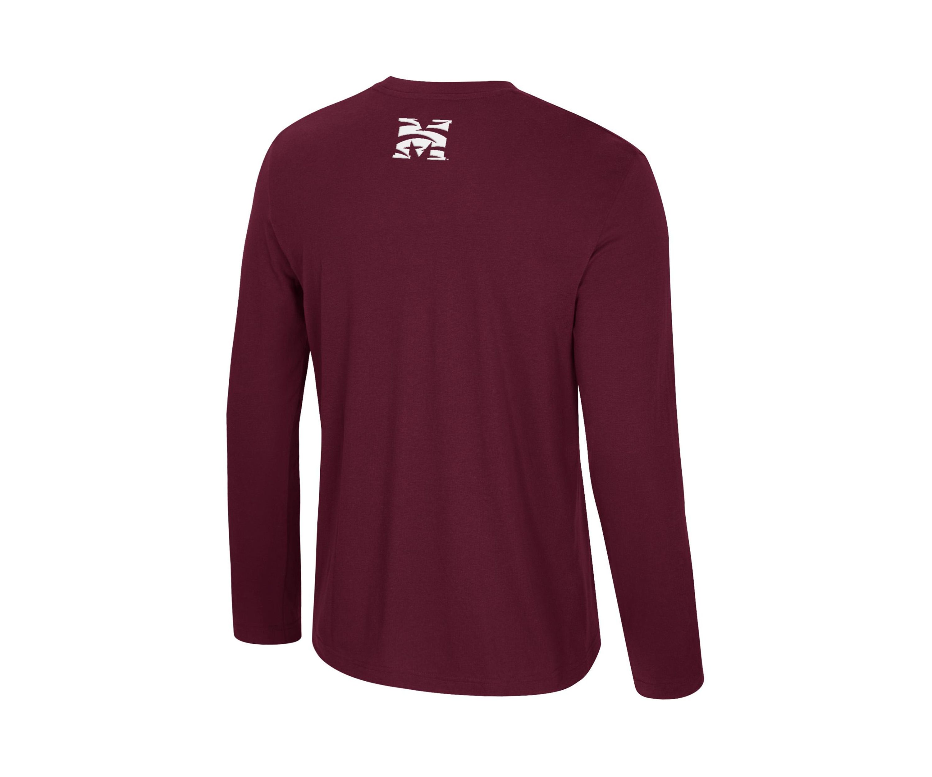 NCAA Morehouse Maroon Tigers Bar Long Sleeve Graphic T-Shirt