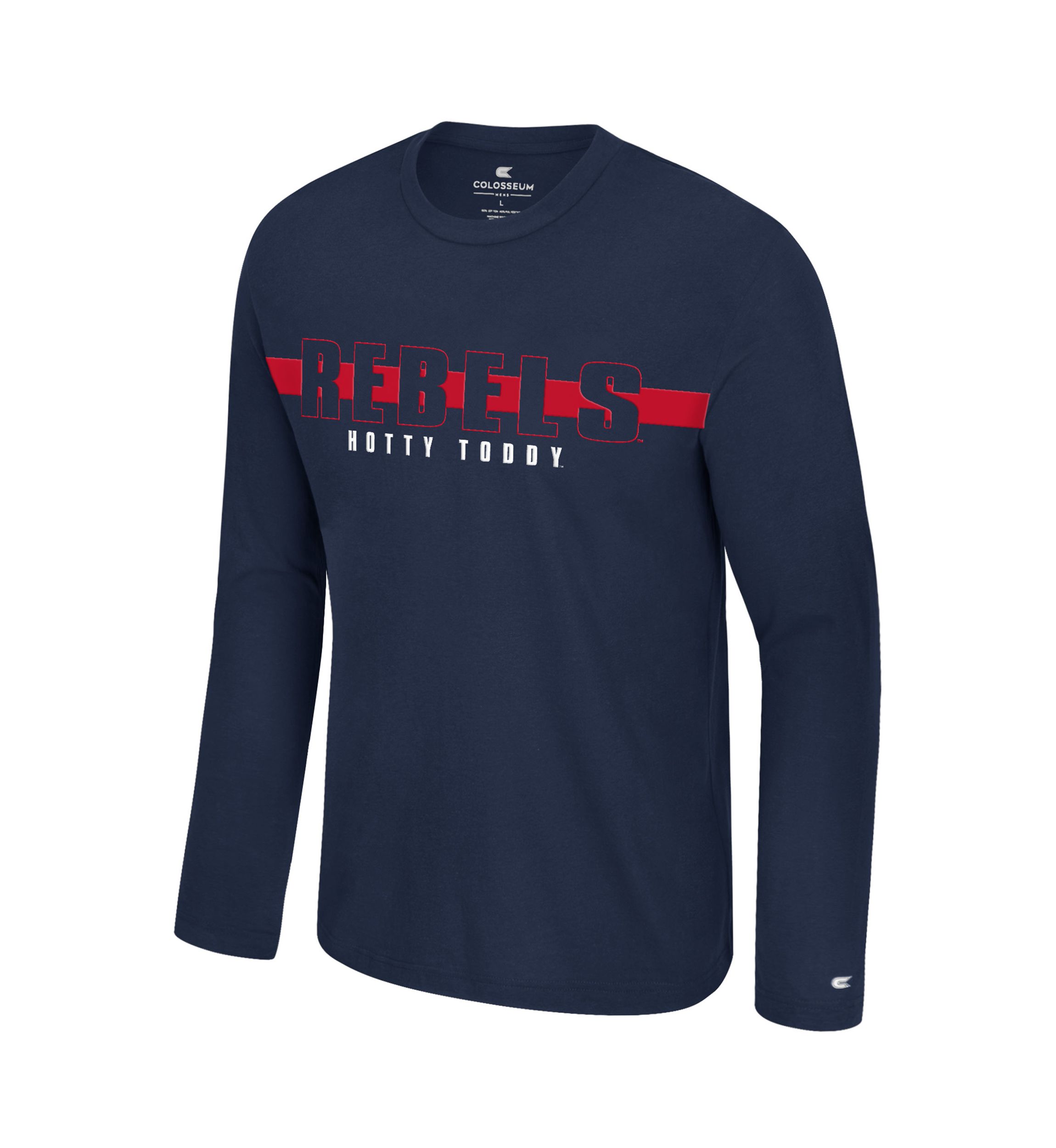 NCAA Ole Miss Rebels Long Sleeve Mesh Graphic T-Shirt 