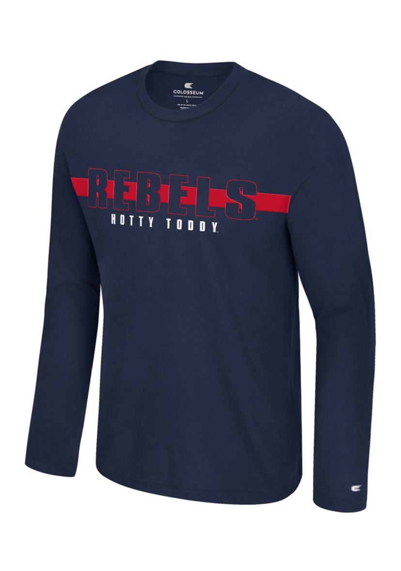 NCAA Ole Miss Rebels Long Sleeve Mesh Graphic T-Shirt 