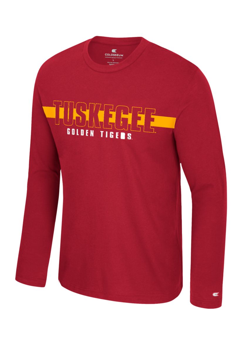 NCAA Tuskegee Golden Tigers Bar Long Sleeve Graphic T-Shirt