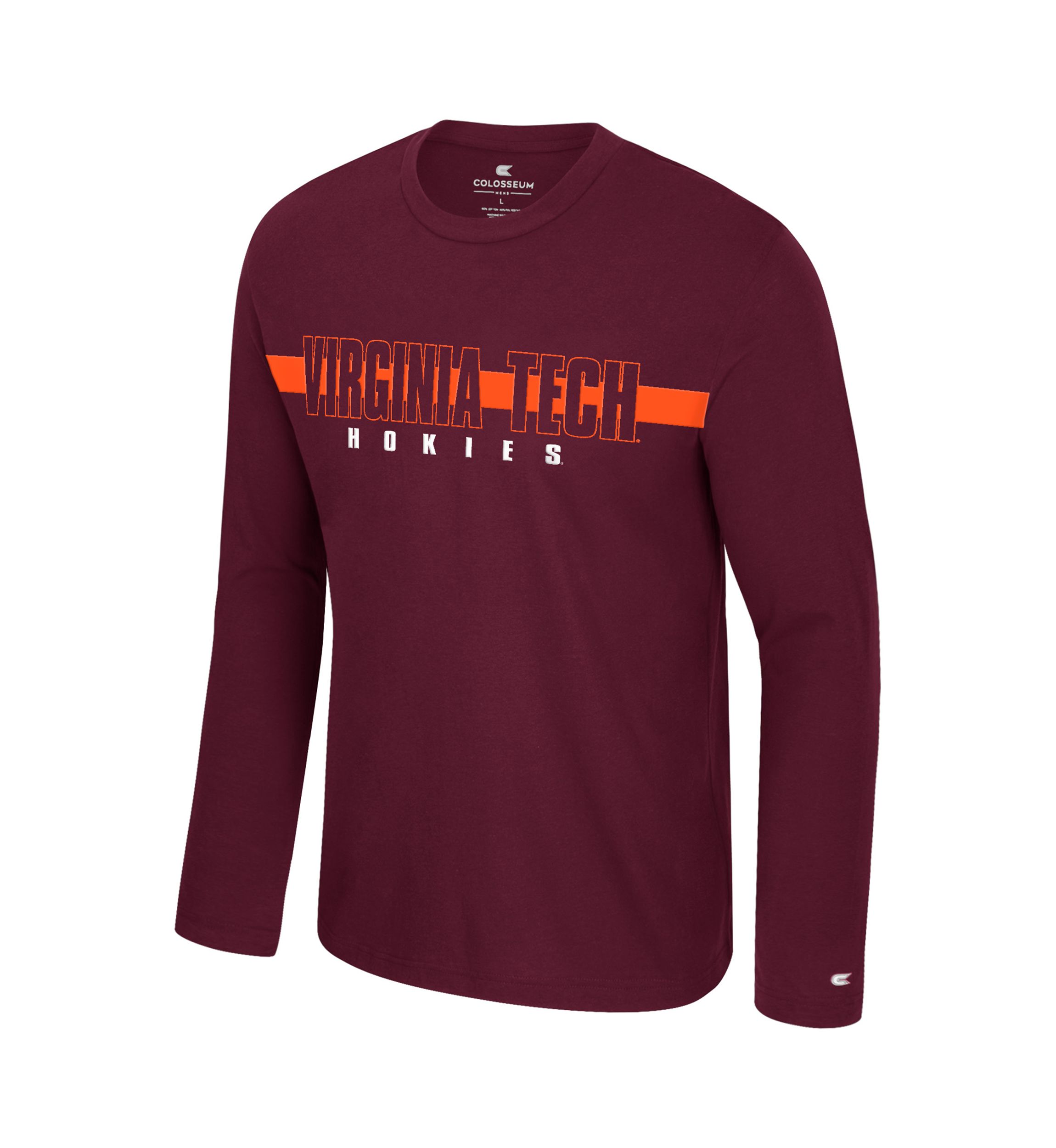 NCAA Virginia Tech Hokies Bar Long Sleeve Graphic T-Shirt