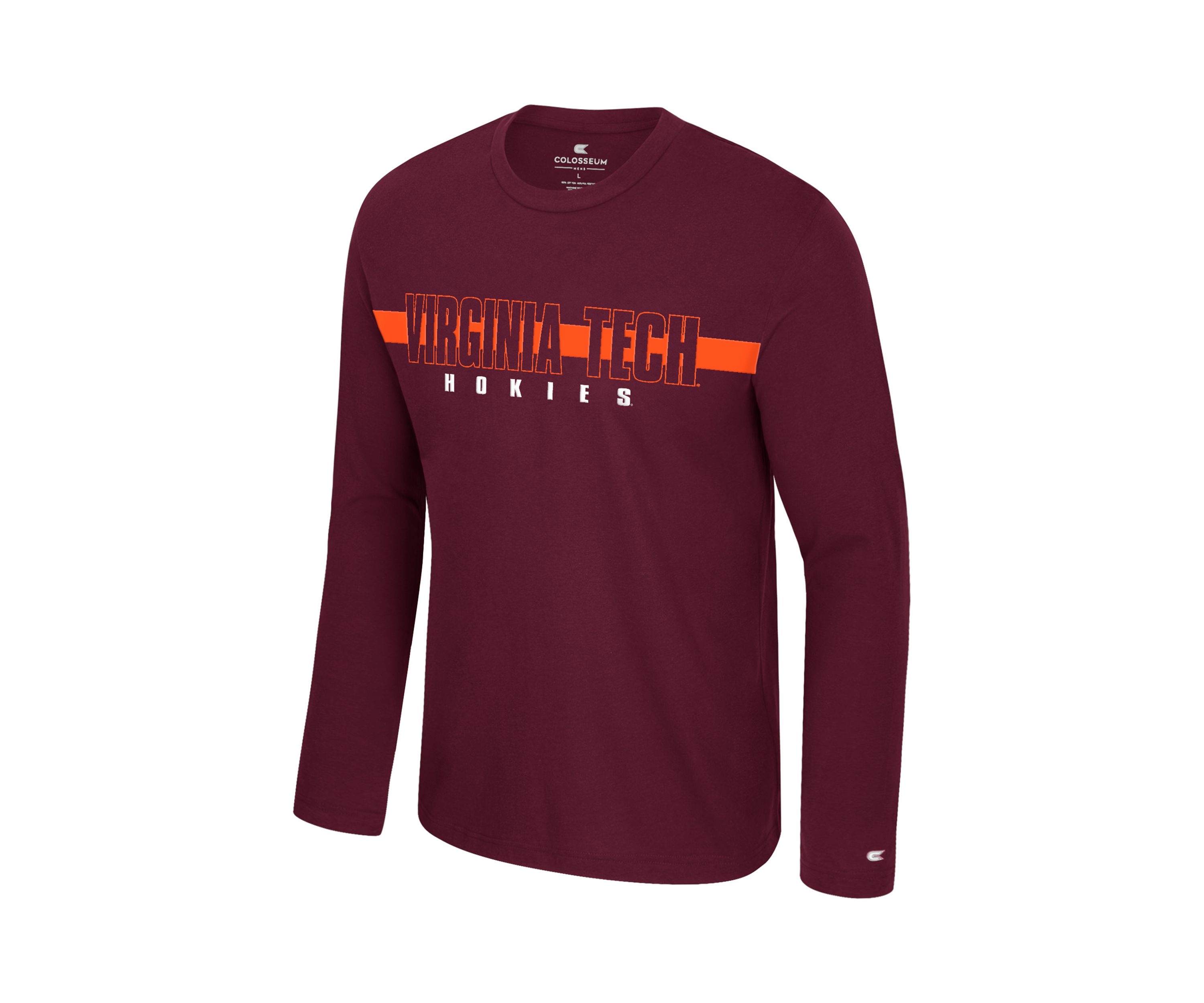 NCAA Virginia Tech Hokies Bar Long Sleeve Graphic T-Shirt