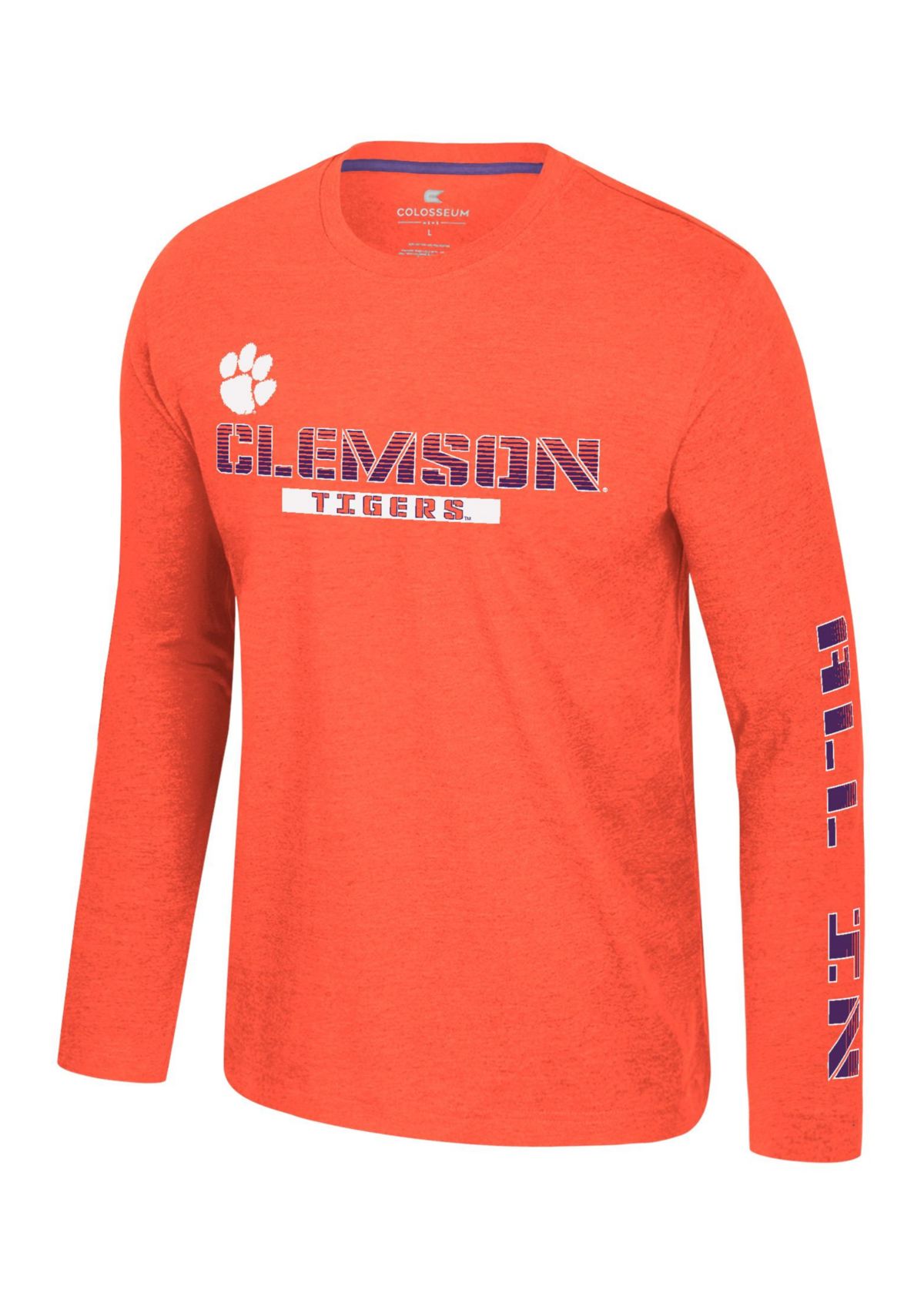 NCAA Clemson Tigers Back in Business Long Sleeve Graphic T-Shirt