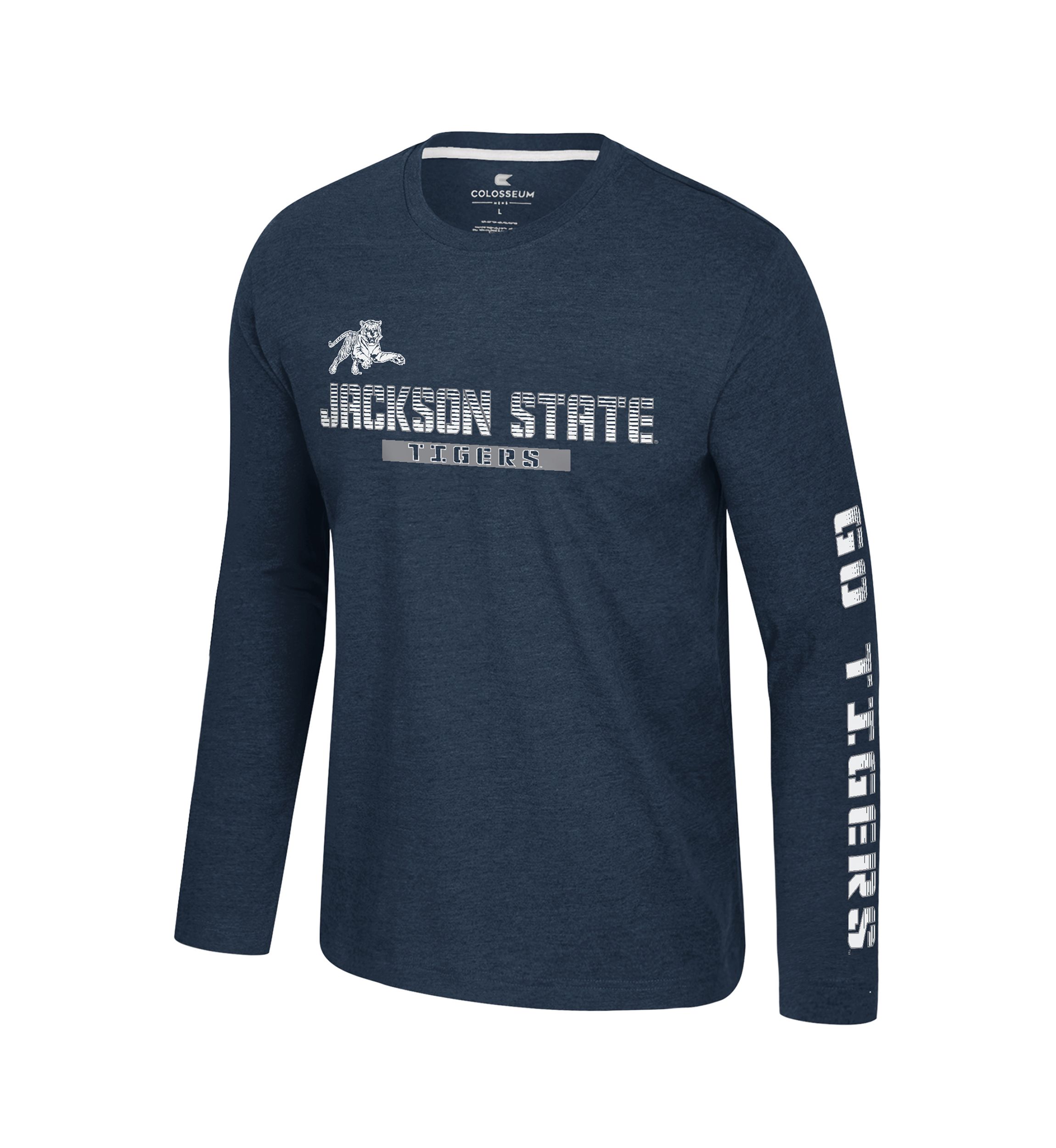 NCAA Jackson State Tigers Back in Business Long Sleeve Graphic T-Shirt