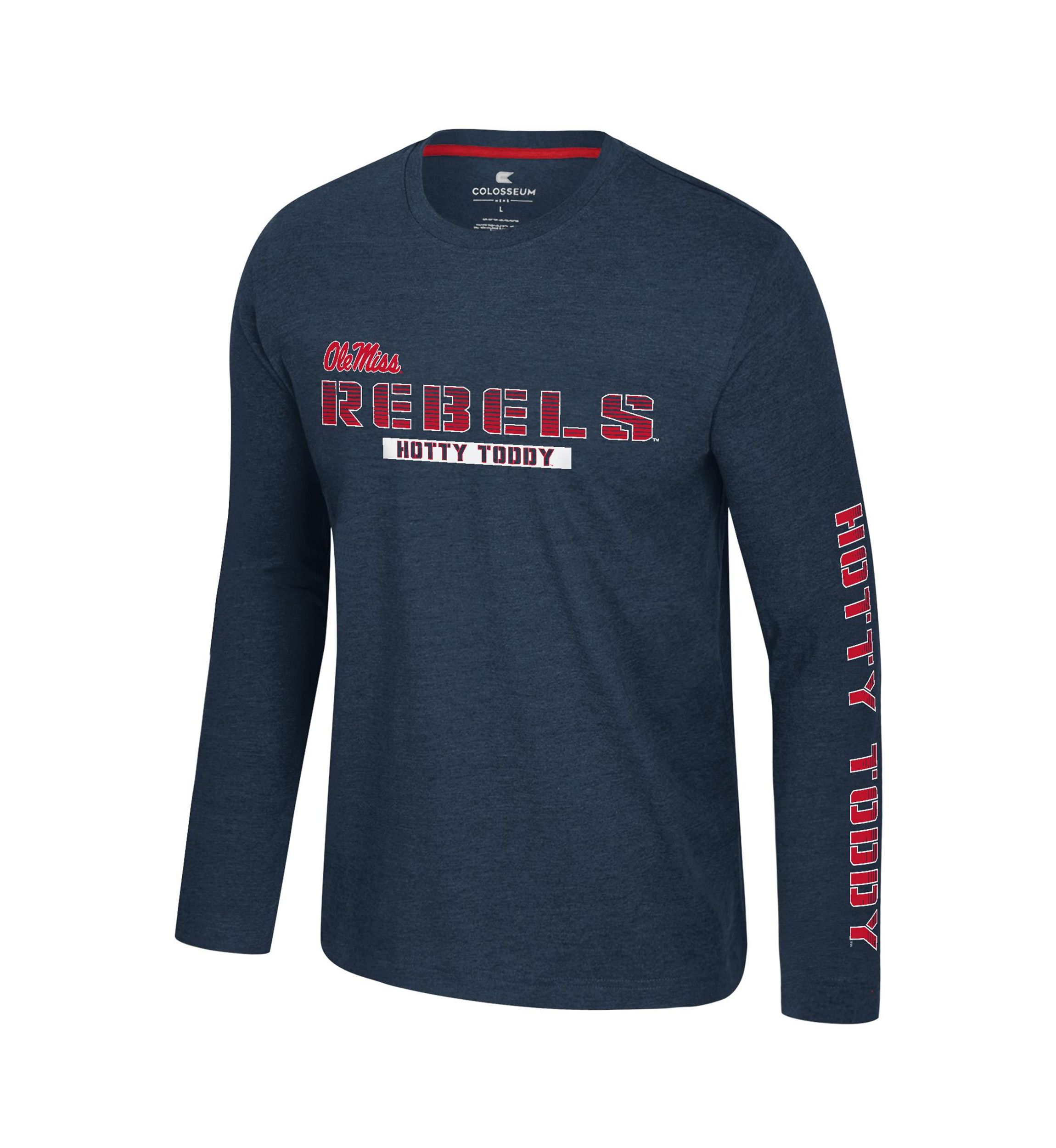 NCAA Ole Miss Rebels Back in Business Long Sleeve Graphic T-Shirt
