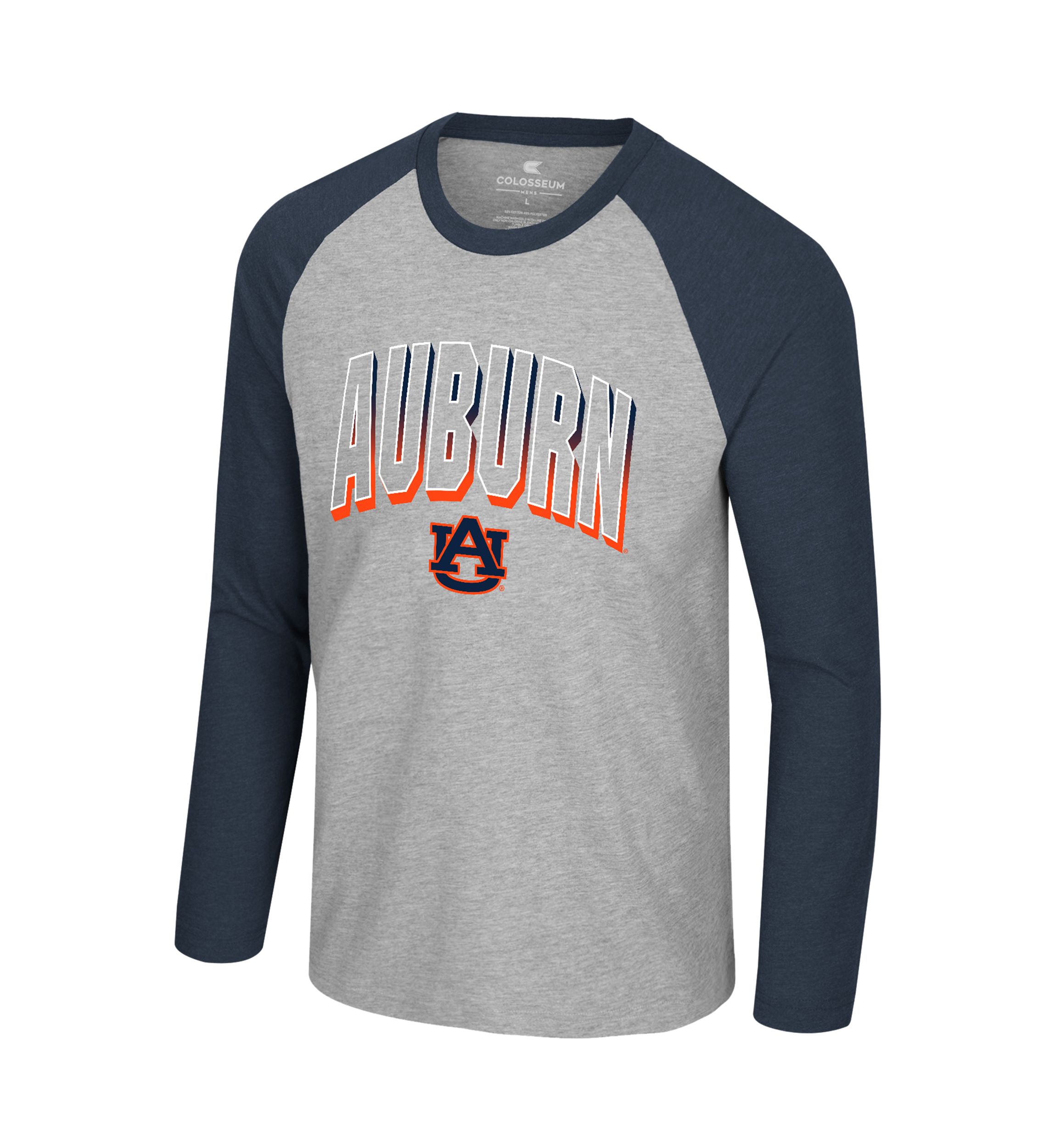 NCAA Auburn Tigers Long Raglan Sleeve Graphic T-Shirt 