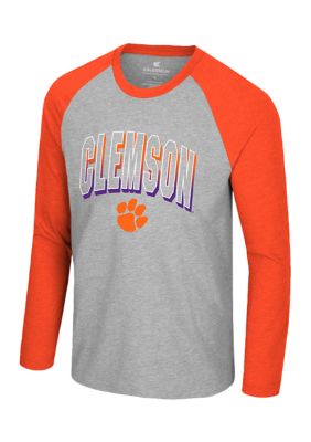Colosseum Men's NCAA Clemson Tigers Raglan Sleeve Graphic T-Shirt