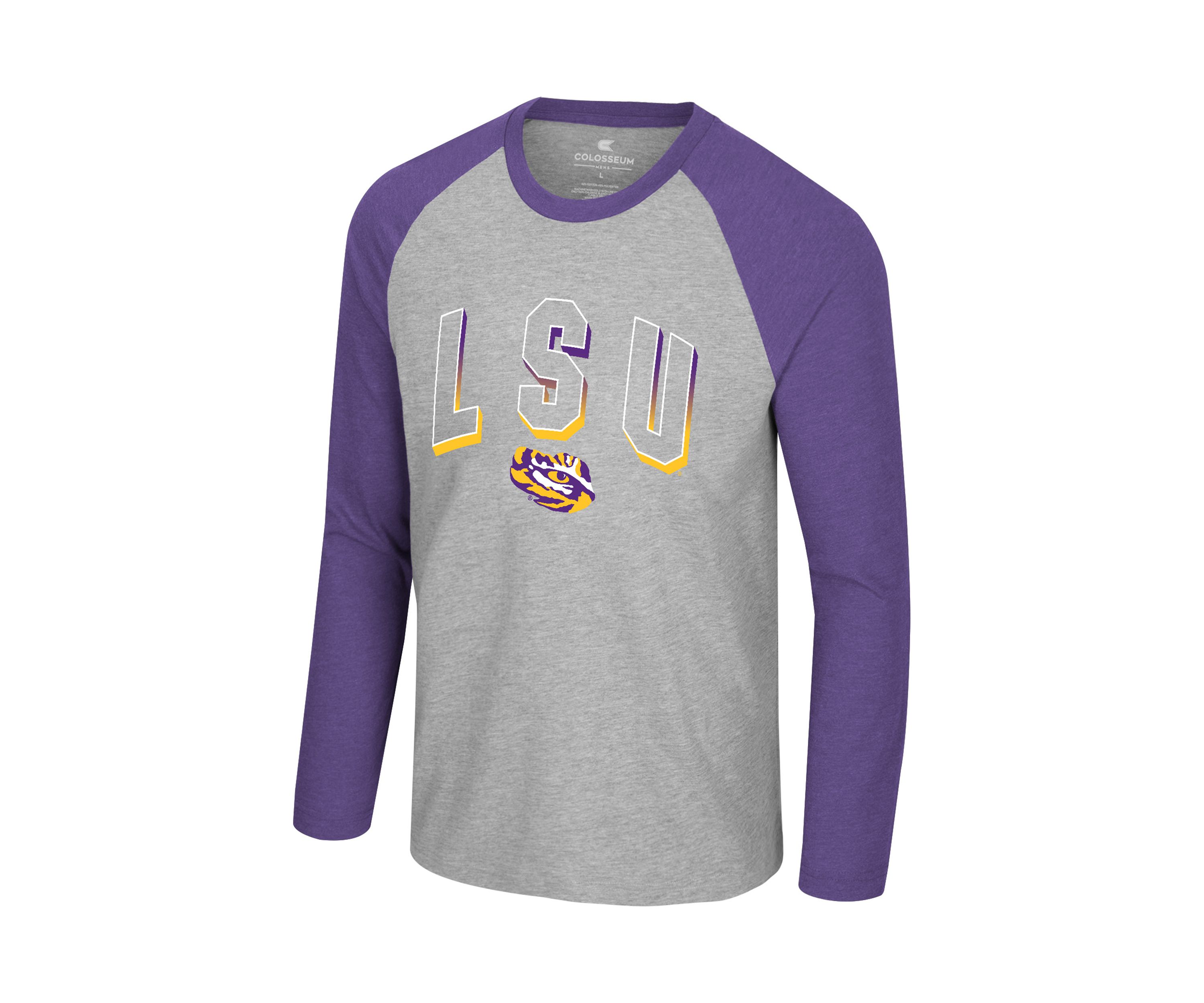 NCAA LSU Tigers Raglan Graphic T-Shirt