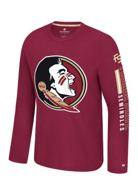Colosseum Men's NCAA Florida State Seminoles Long Sleeve Washed Out Graphic T-Shirt, 2XL