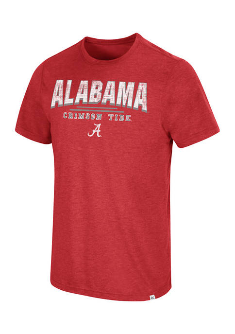 Colosseum Athletics NCAA Alabama Crimson Tide Short Sleeve Distressed ...