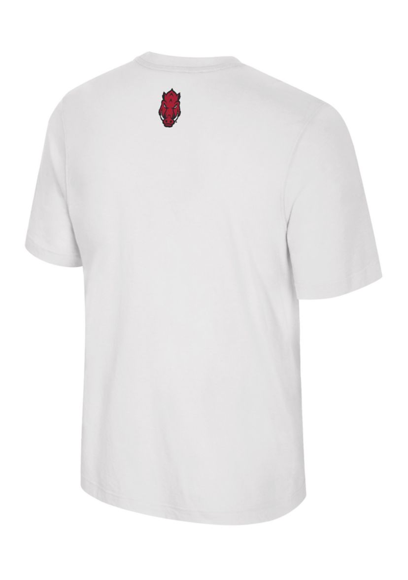 NCAA Arkansas Razorbacks Short Sleeve Bar Graphic T-Shirt