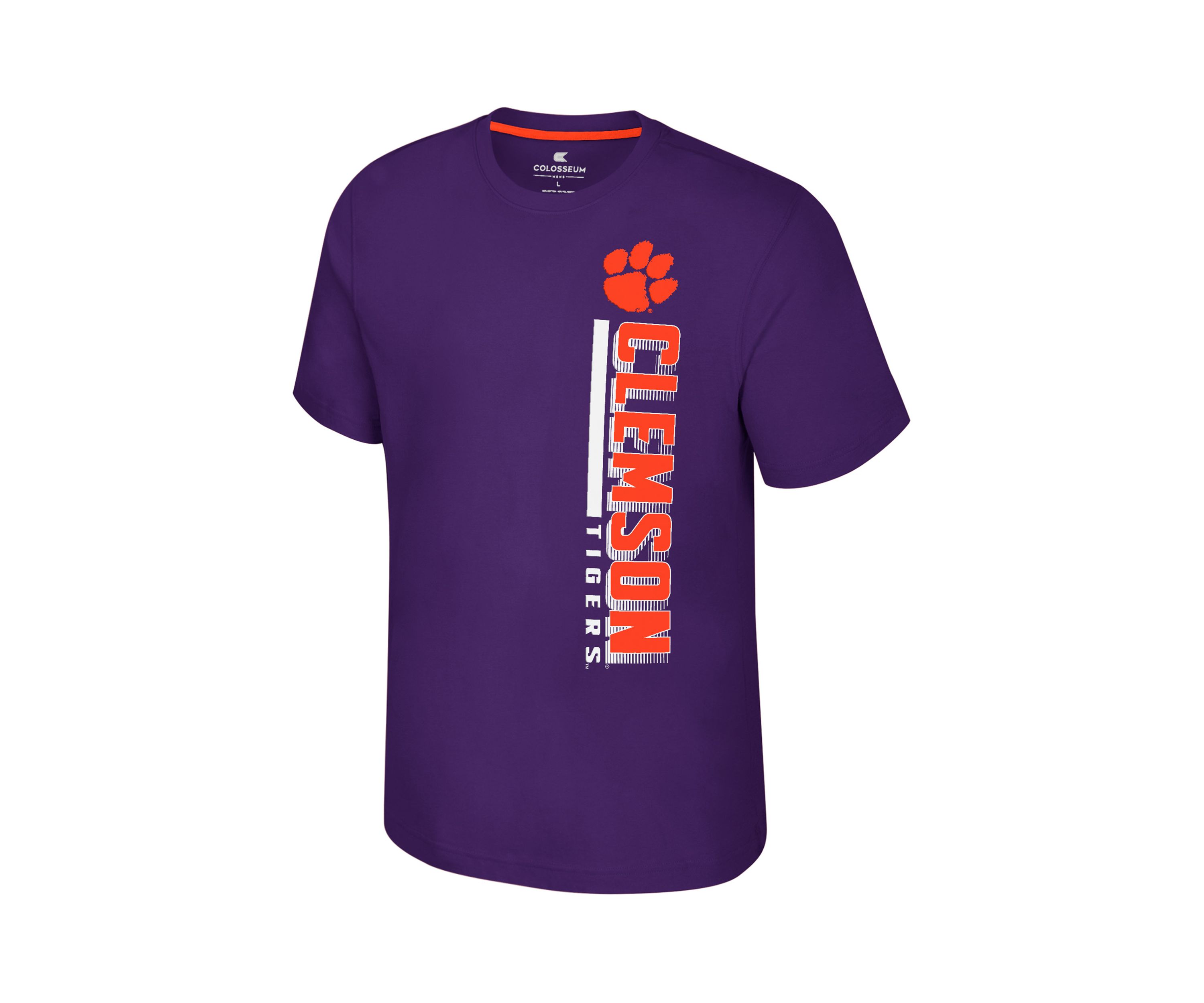 NCAA Clemson Tigers Short Sleeve Bar Graphic T-Shirt