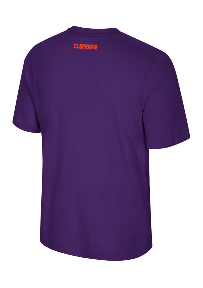 NCAA Clemson Tigers Short Sleeve Bar Graphic T-Shirt