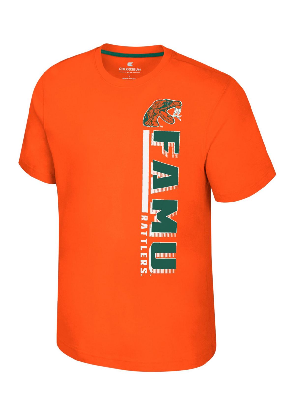 NCAA Florida A&M Rattlers Bar Short Sleeve Graphic T-Shirt